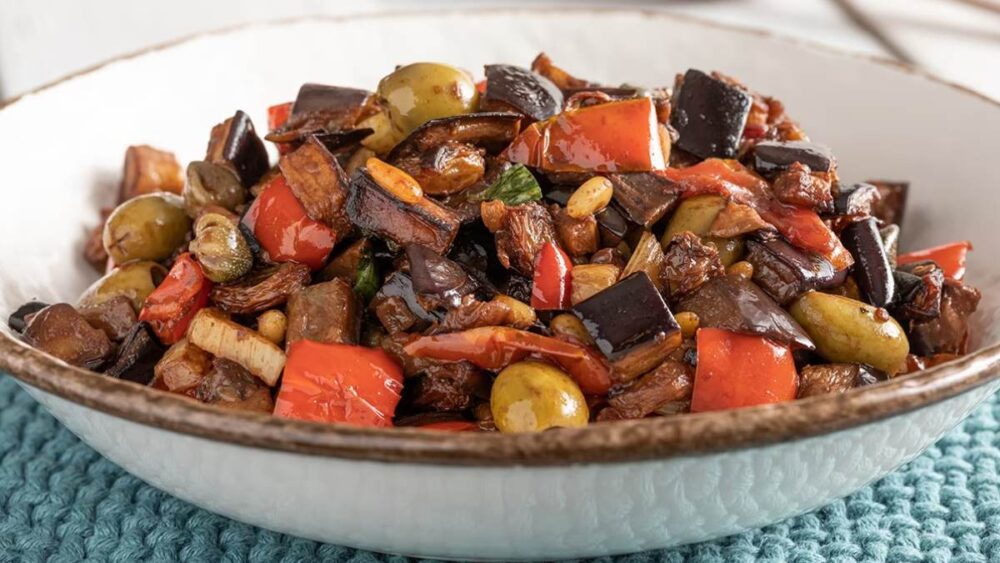 Receta De Caponata Siciliana Un Plato Tradicional Del Sur De Italia