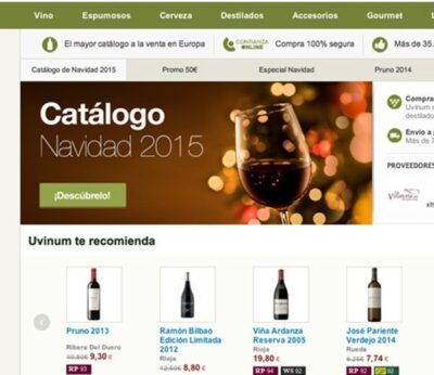 Uvinum, el primer e-commerce de vino europeo