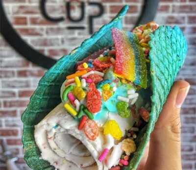 Y el nuevo postre viral de internet es… ¡El taco helado!