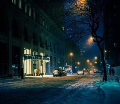 Un viaje fotográfico al invierno neoyorquino con ‘Velvet Snow’