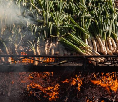 Calçots del restaurante Casa Fèlix