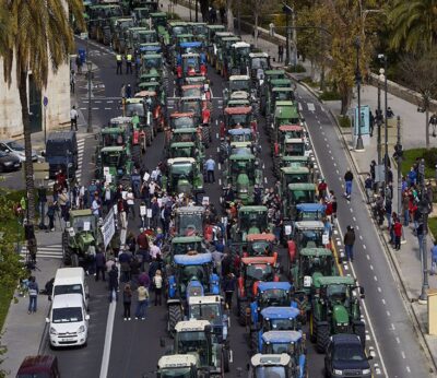 Economía.- Agricultores anuncian tres protestas en Castellón, Valencia y Alicante ante la «crítica situación» del campo