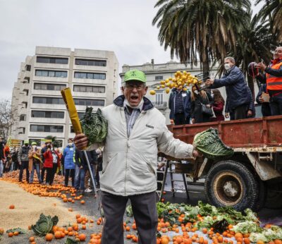 Economía.- Los agricultores seguirán con el calendario previsto, con cortes de carreteras en febrero y marzo