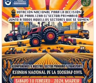 Economía.- Plataforma 6F llama a votar este sábado frente al Metropolitano si paralizan o siguen con la huelga del campo