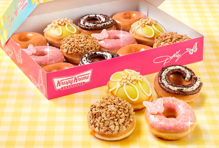 Dolly Parton and Krispy Kreme bake limited edition doughnuts