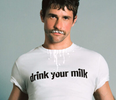 Jonathan Bailey presents the ‘Drink your milk’ campaign with LOEWE