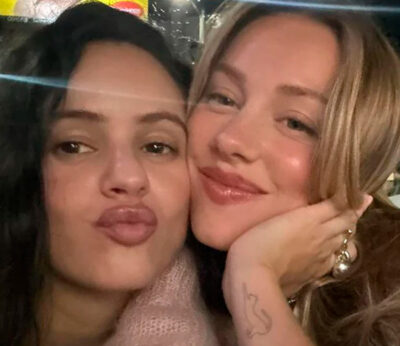 Rosalía and Ester Expósito have a french dinner in L.A