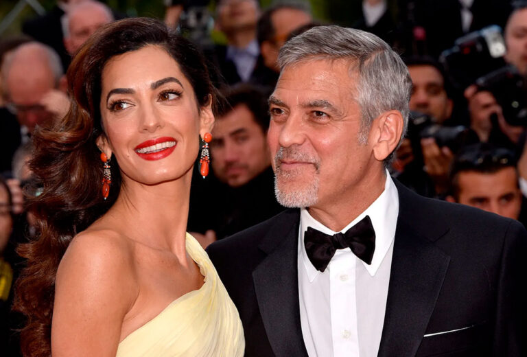 George Clooney y Amal cenan en el restaurante Jardin Tropezina de Saint-Tropez