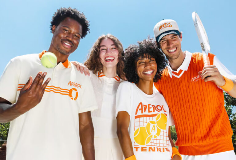 Aperol presenta una colección de ‘tenniscore’ para el US Open