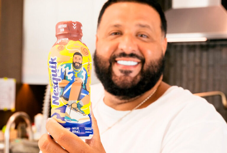 DJ Khaled teams up with Nesquik to unveil a cinnamon roll flavor