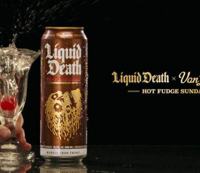 Liquid Death unveils sparkling water with chocolate ice cream flavor