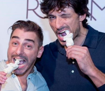 Jordi Roca and Andrés Velencoso meet to sculpt the ‘Velencoco’ ice cream