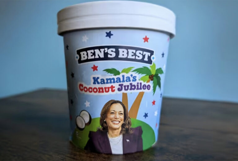 Ben & Jerry’s con sabor a coco y a Kamala Harris