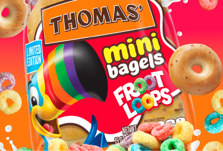 Froot Loops convierte sus icónicos cereales en mini bagels