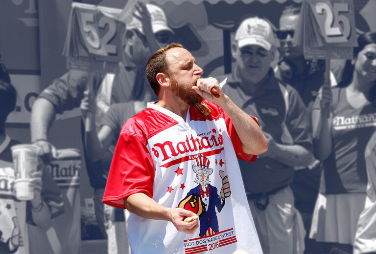 Joey Chestnut breaks world hot dog record