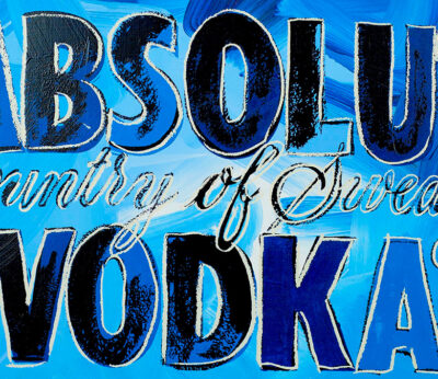 Warhol’s iconic Absolut bottle inspires new artwork at London’s Saatchi Gallery