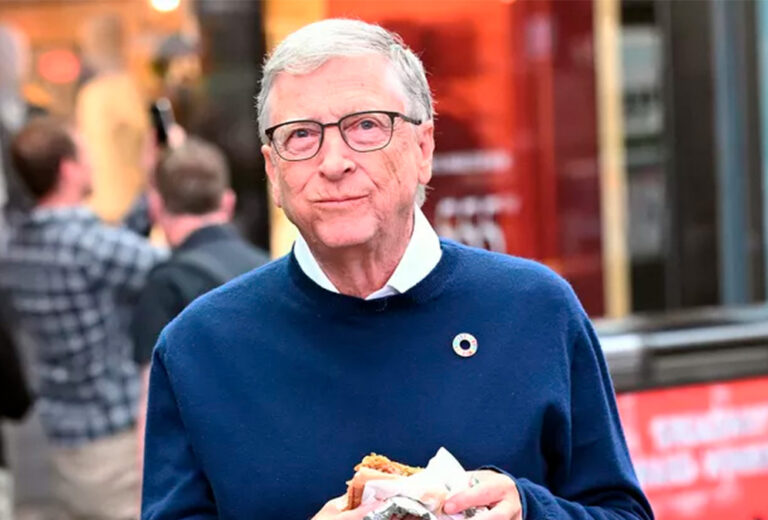 Estos son los momentos gastronómicos virales de Bill Gates en NY