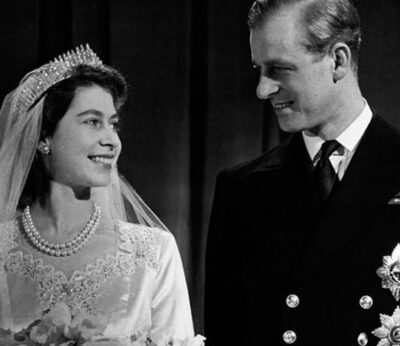 Piece of Queen Elizabeth and Prince Philip’s wedding cake up for auction