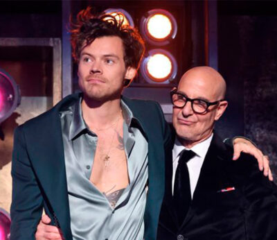 Stanley Tucci recalls the dinner he cooked for Harry Styles