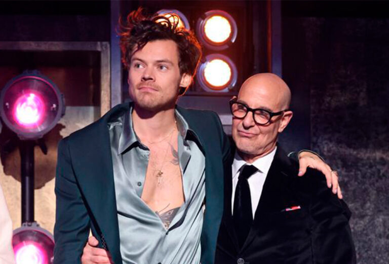 Stanley Tucci recalls the dinner he cooked for Harry Styles