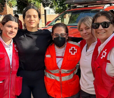 Rosalia joins the volunteers at the DANA ‘ground zero’