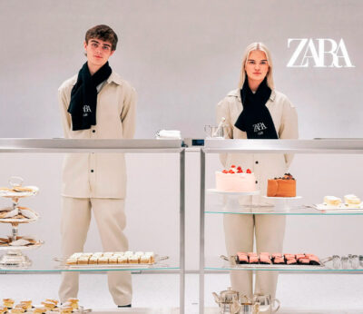 ZARA debuts with a line of designer coffee shops