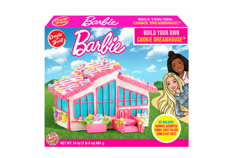 El barbie-core revive para Navidad en forma de casita de jengibre