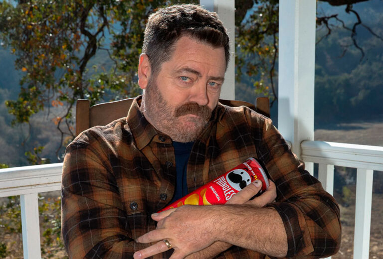 Adam Brody, Nick Offerman and James Harden star in Pringles Super Bowl spot