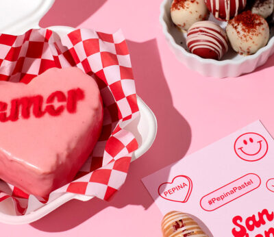 Pepina Pastel nos enamora con su tarta de corazón para San Valentín