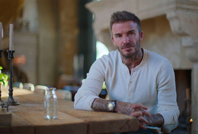 David Beckham makes special pancakes for her daughter